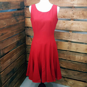 Calvin Klein Red Party Cocktail Fancy Dress Size 8
